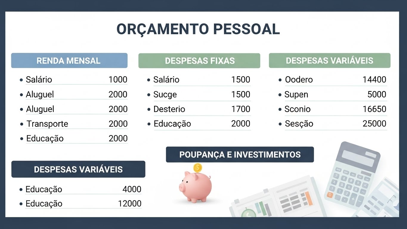 Como Fazer um Planejamento Financeiro Pessoal do Zero (Guia Prático)