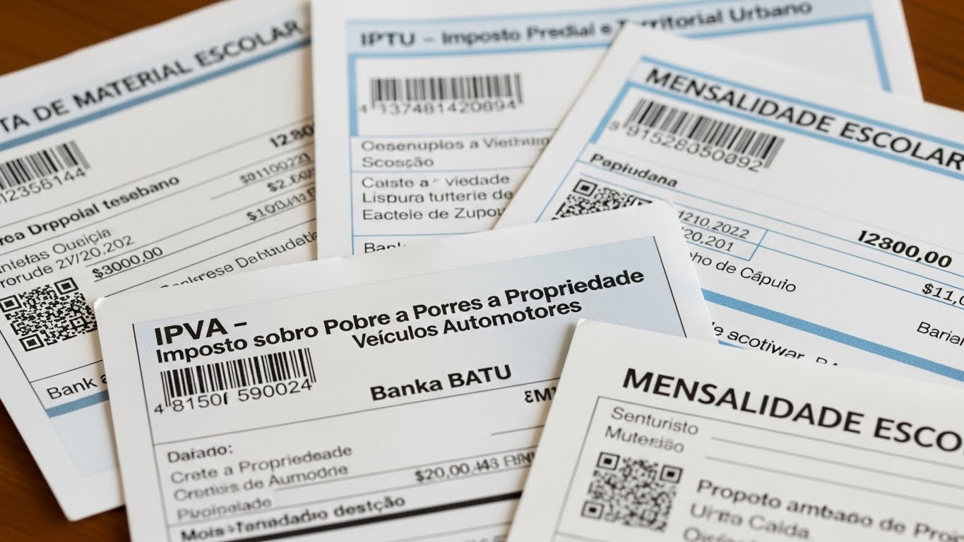 IPTU, IPVA e Escola: Como Organizar o Dinheiro no Início do Ano